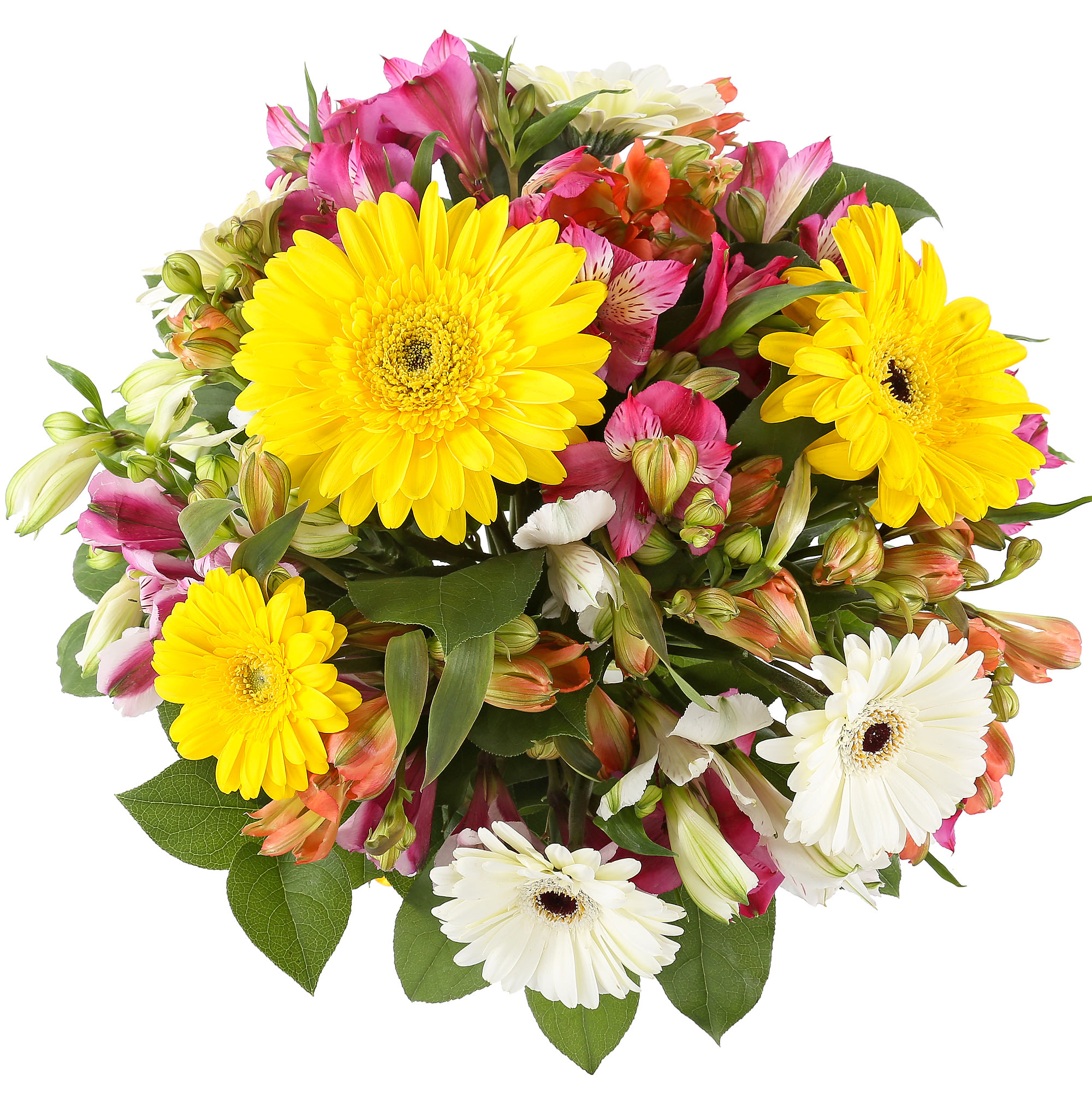 Bouquet Сорренто: Герберы и альстромерии