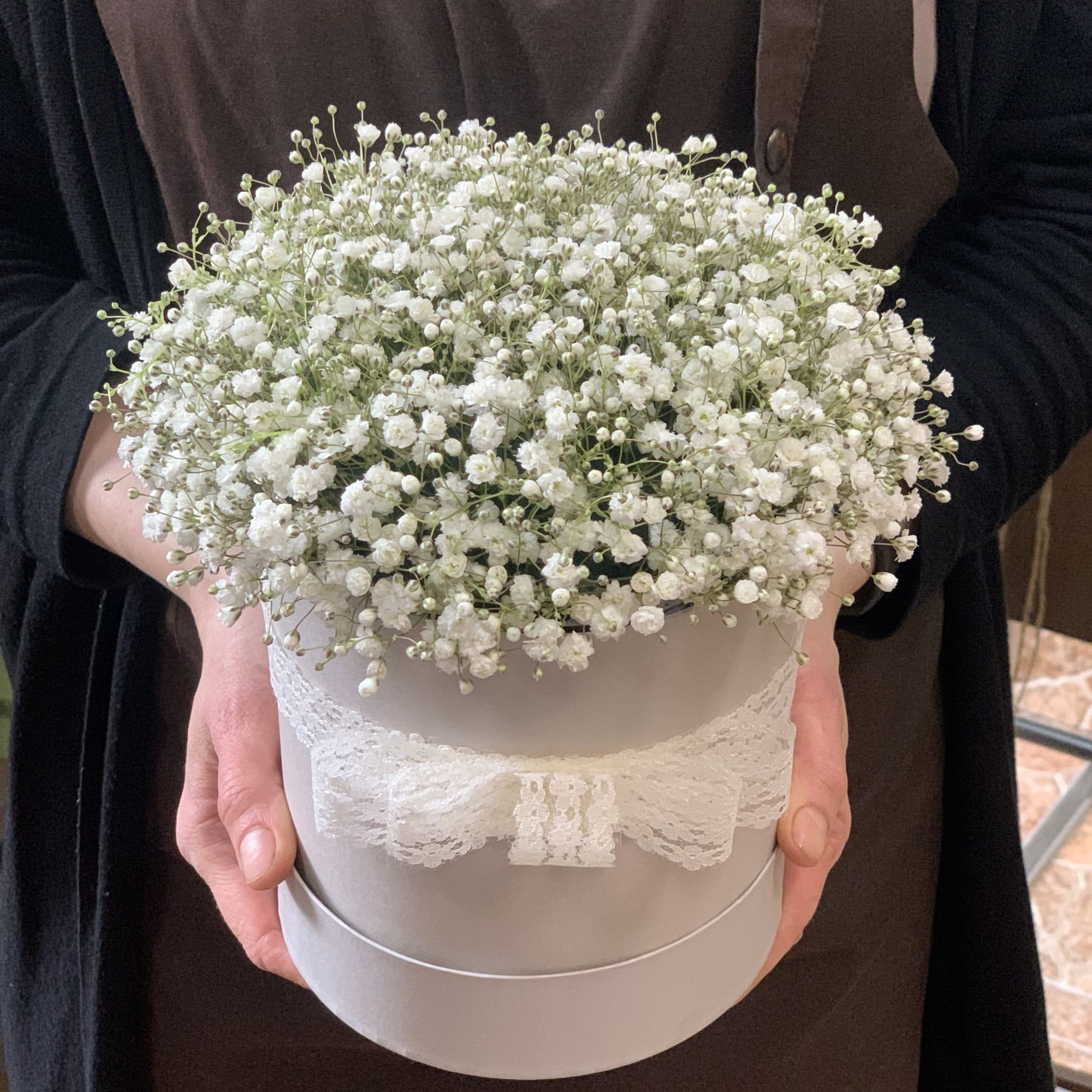 Букет Белая гипсофила