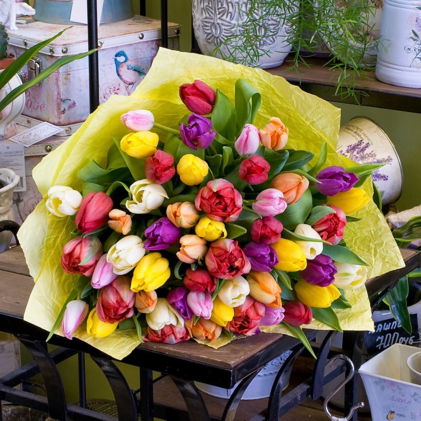 Букет тюльпанов "Волшебство"